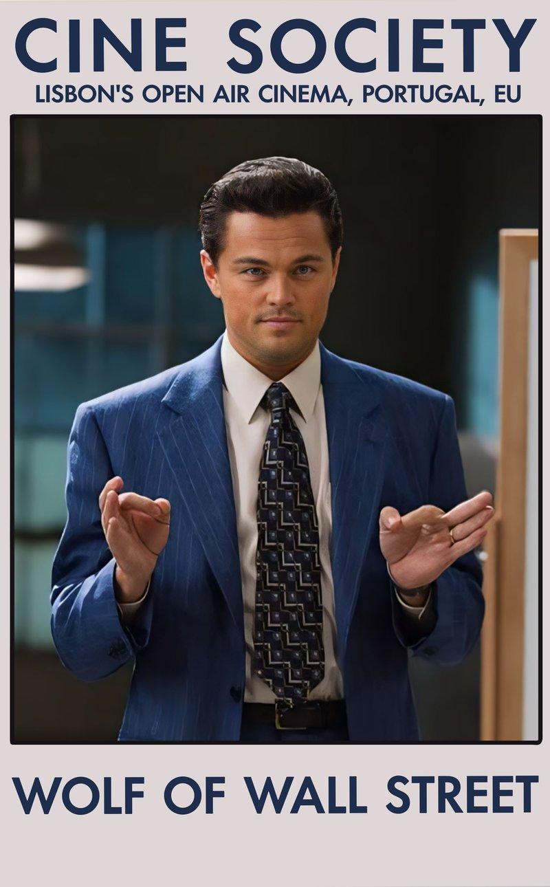 The Wolf of Wall Street poster